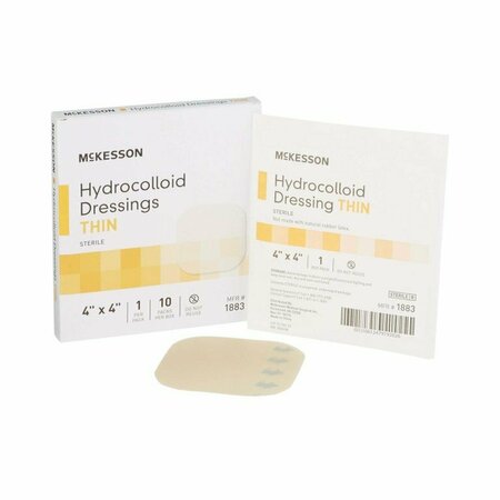 MCKESSON Hydrocolloid Dressing, 4 x 4 Inch, 10PK 1883